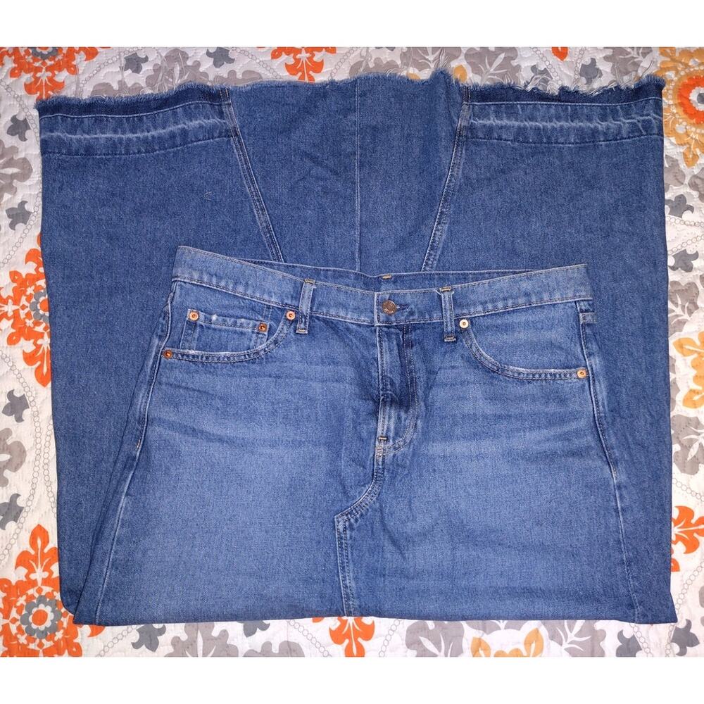 GAP size 14/32 Denim Maxi Skirt Pristine